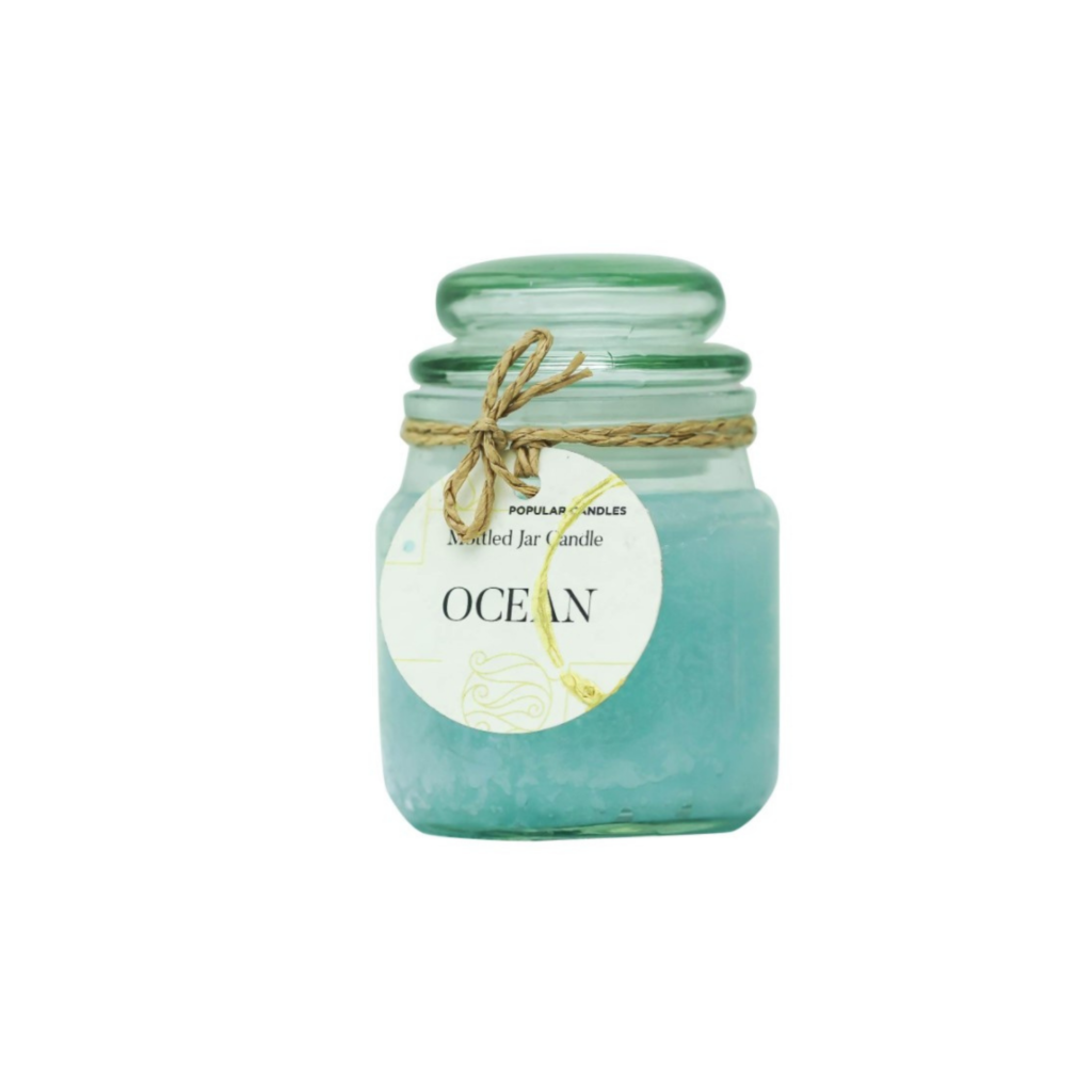 Mottled Scented Jar Candle